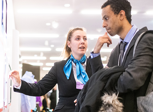 Woman explaining an employment obligations to a newbie